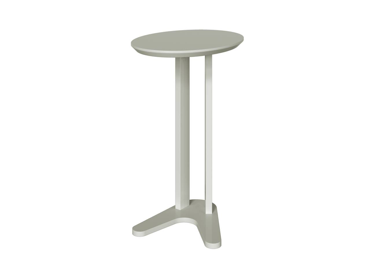 Mesa de encaixe oval - Offwhite