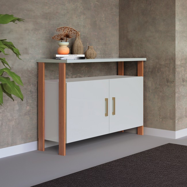 Balcão industrial - offwhite